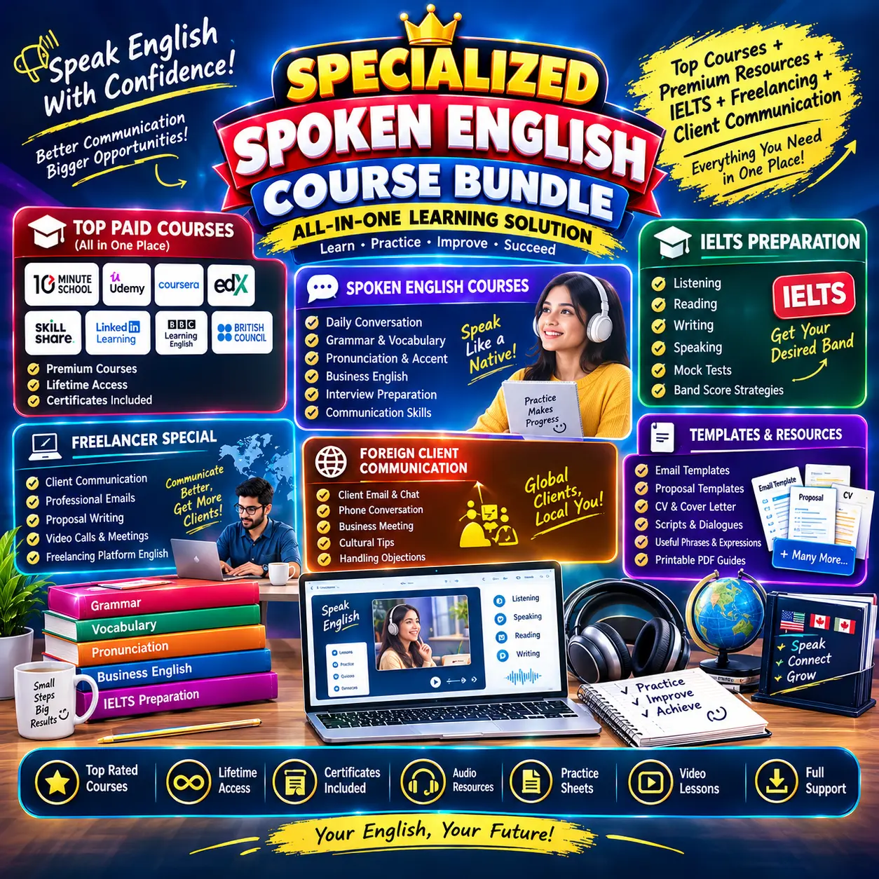 The Ultimate All-in-One Digital Mega Bundle – 400+ Courses, 1,000+ Websites, Premium Software & 50,000+ eBooks - Image 3