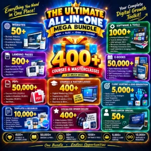 The Ultimate All-in-One Digital Mega Bundle