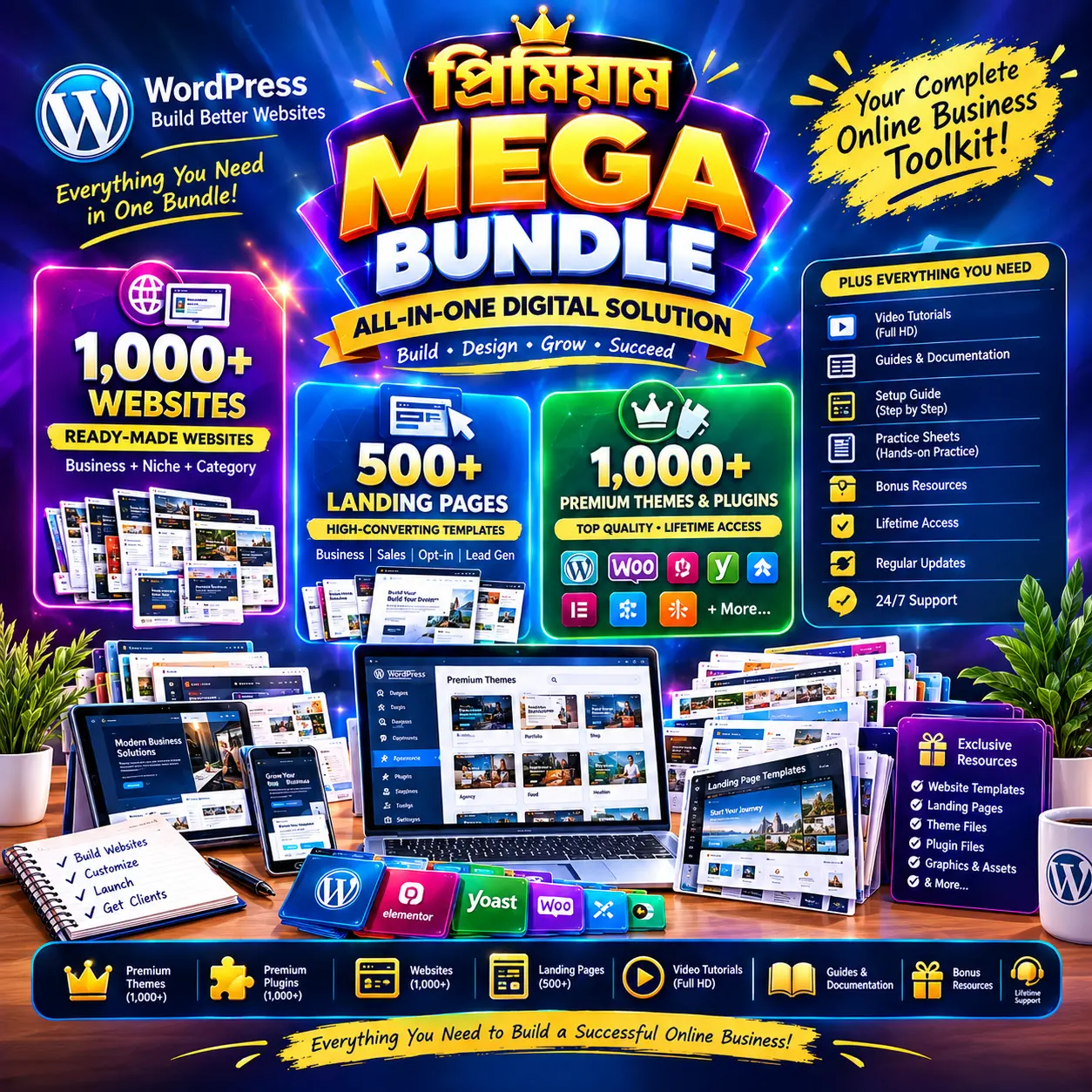 The Ultimate All-in-One Digital Mega Bundle – 400+ Courses, 1,000+ Websites, Premium Software & 50,000+ eBooks - Image 5